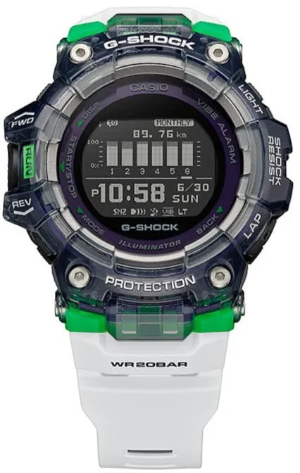 Casio G-Shock G-Squad Smartphone Link Bluetooth Skeleton GBD-100SM-1A7