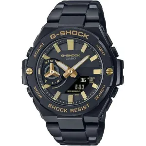 CASIO G-SHOCK G-STEEL BLUETOOTH SOLAR ANALOG DIGITAL BLACK MEN WATCH GST-B500BD-1A9JF