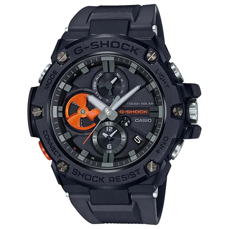Casio G-Shock GST-B100B-1A4JF Limited G-Steel Bluetooth iOS Android Solar Watch