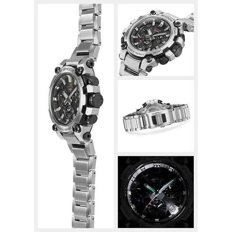 CASIO G-SHOCK MT-G BLUETOOTH RADIO SOLAR SILVER MEN WATCH MTG-B3000D-1AJF