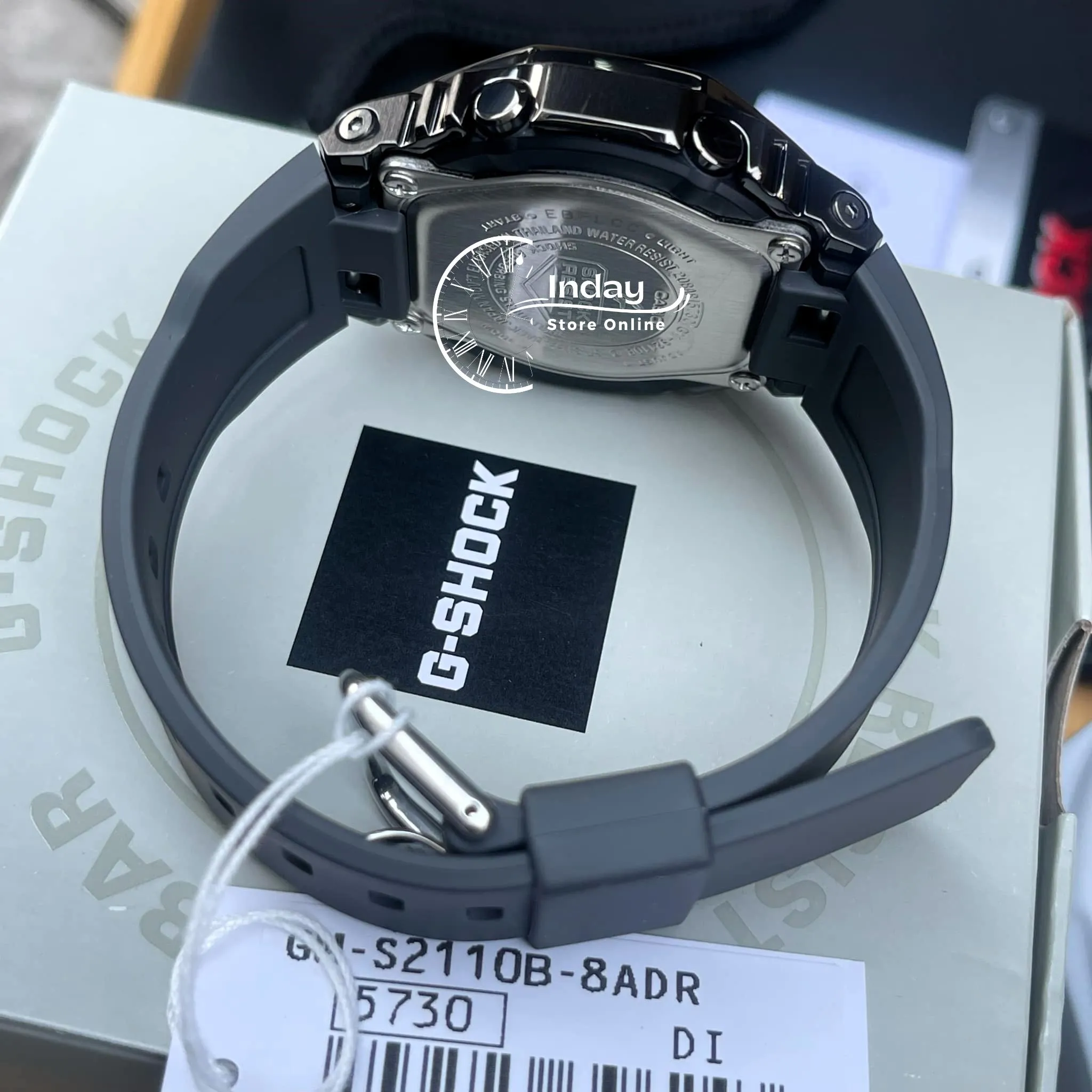 Casio G-Shock Women's Watch  GM-S2110B-8A Resin Band Mineral Glass Shock Resistant