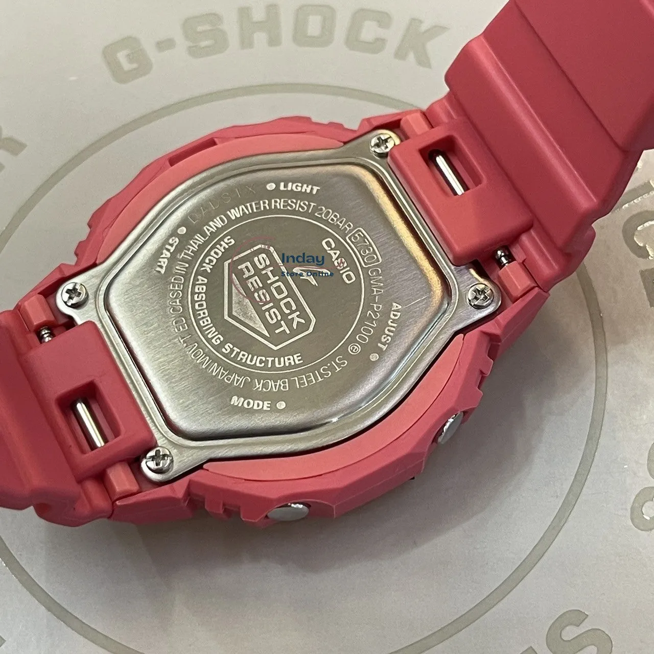 Casio G-Shock Women's Watch GMA-P2100-4A Analog-Digital Bio-Based Resin Band Shock Resistant Mineral Glass