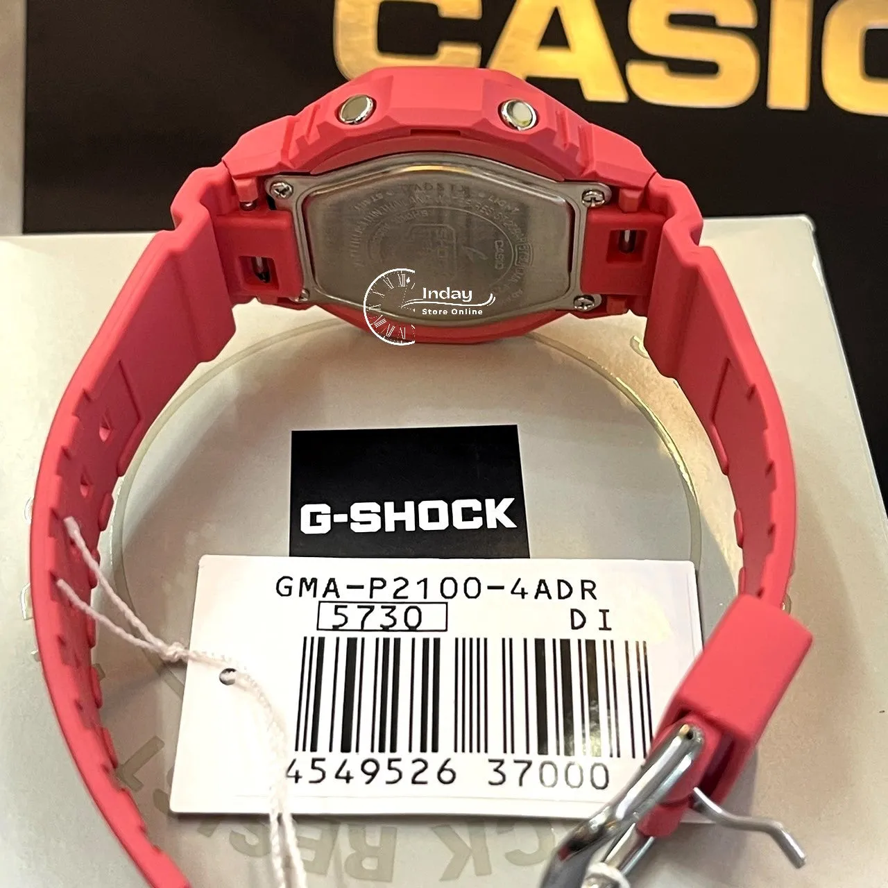 Casio G-Shock Women's Watch GMA-P2100-4A Analog-Digital Bio-Based Resin Band Shock Resistant Mineral Glass