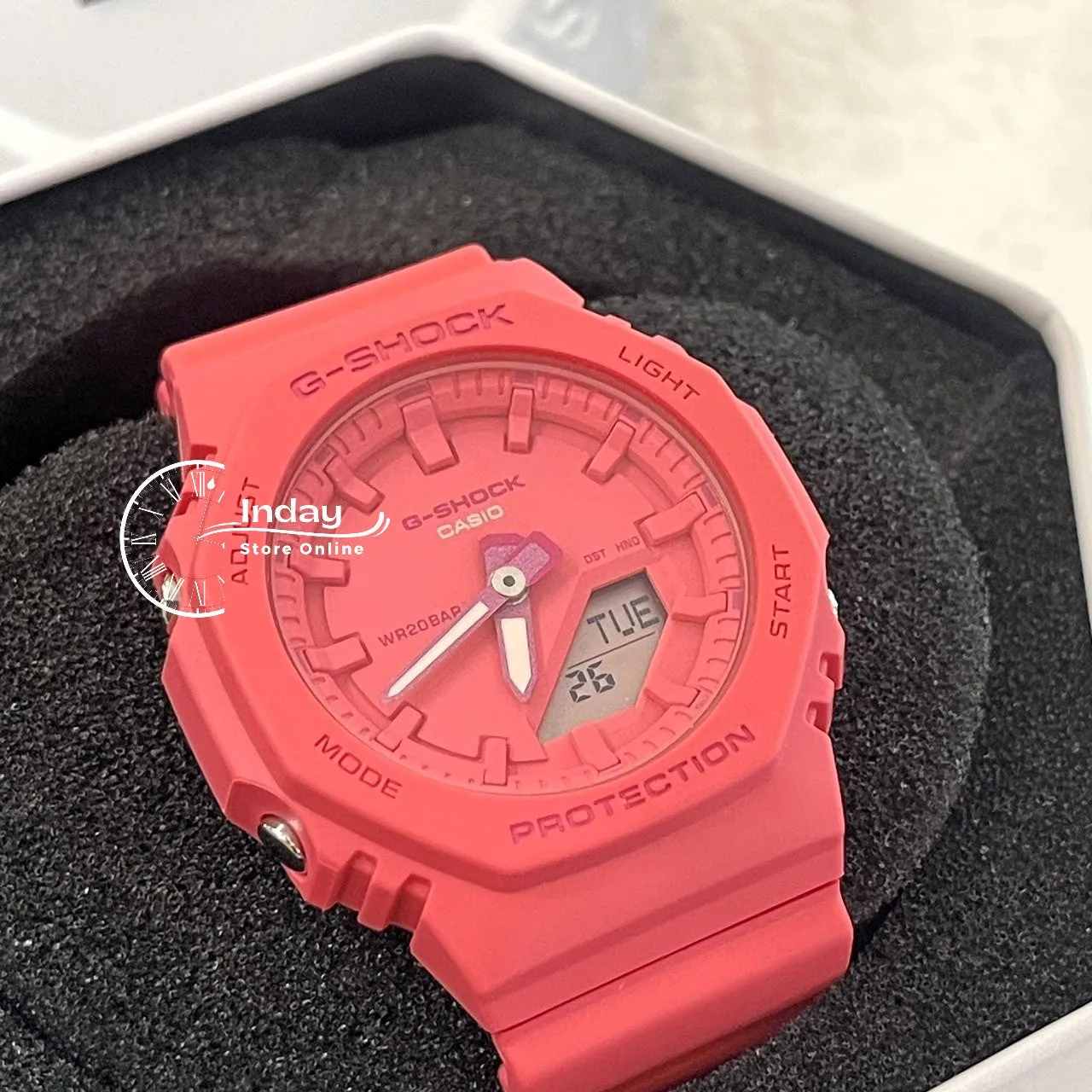 Casio G-Shock Women's Watch GMA-P2100-4A Analog-Digital Bio-Based Resin Band Shock Resistant Mineral Glass
