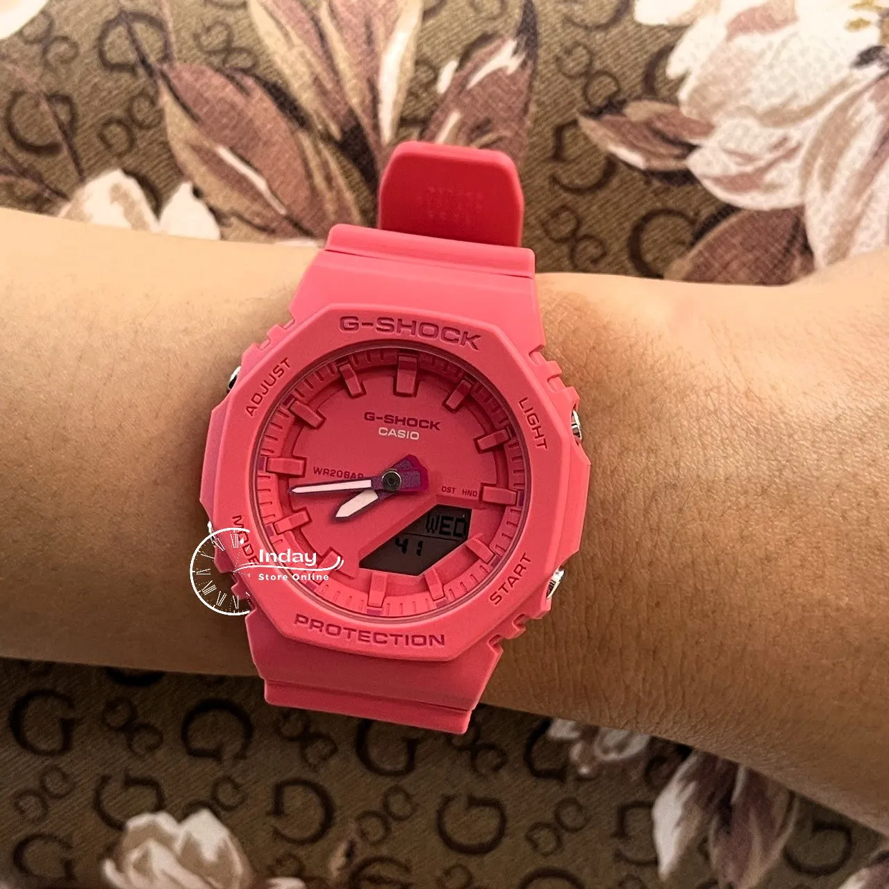 Casio G-Shock Women's Watch GMA-P2100-4A Analog-Digital Bio-Based Resin Band Shock Resistant Mineral Glass