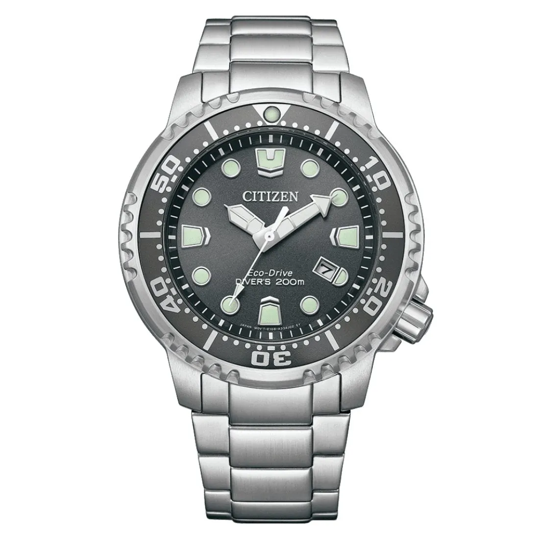 Citizen BN0167-50H BN0167-50 Promaster Eco-Drive Gray Dial Diving Watch