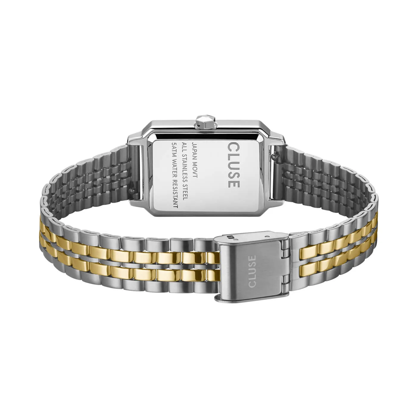 Cluse Fluette Two Tone Rectangle Face Watch