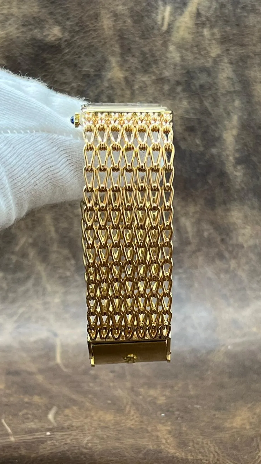 Corum 18K Yellow Gold 27118 Peacock feather Dial Manual-wind Women's Watch