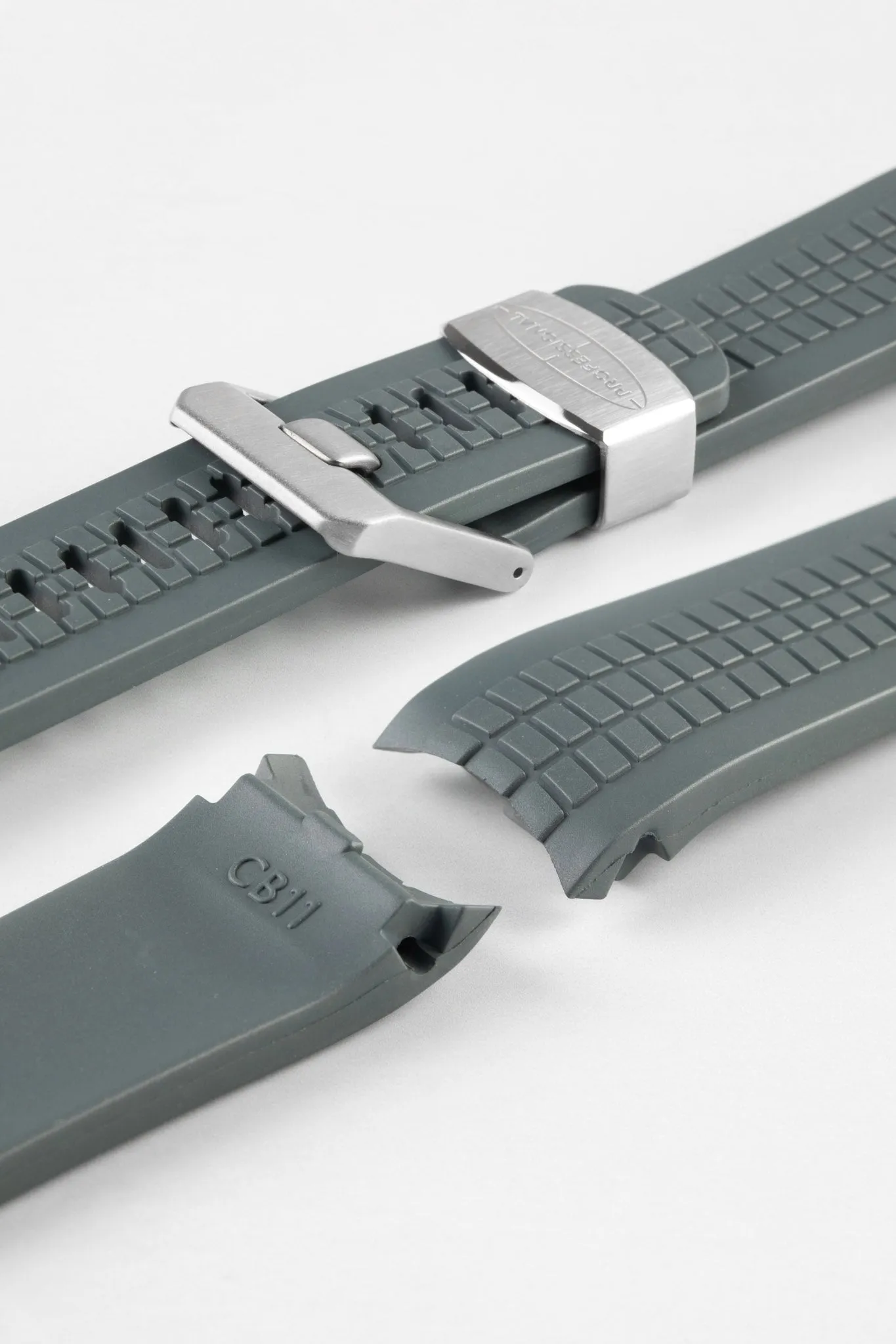 CRAFTER BLUE CB11 'Aquanaut' Rubber Watch Strap for Seiko SKX Series – GREY