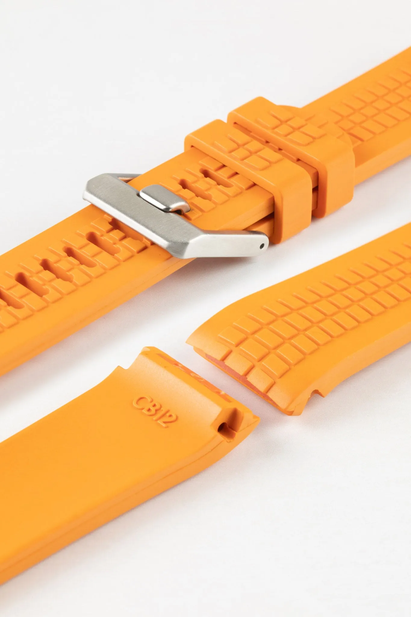 CRAFTER BLUE CB12 'Aquanaut' Rubber Watch Strap for Seiko Turtle – ORANGE