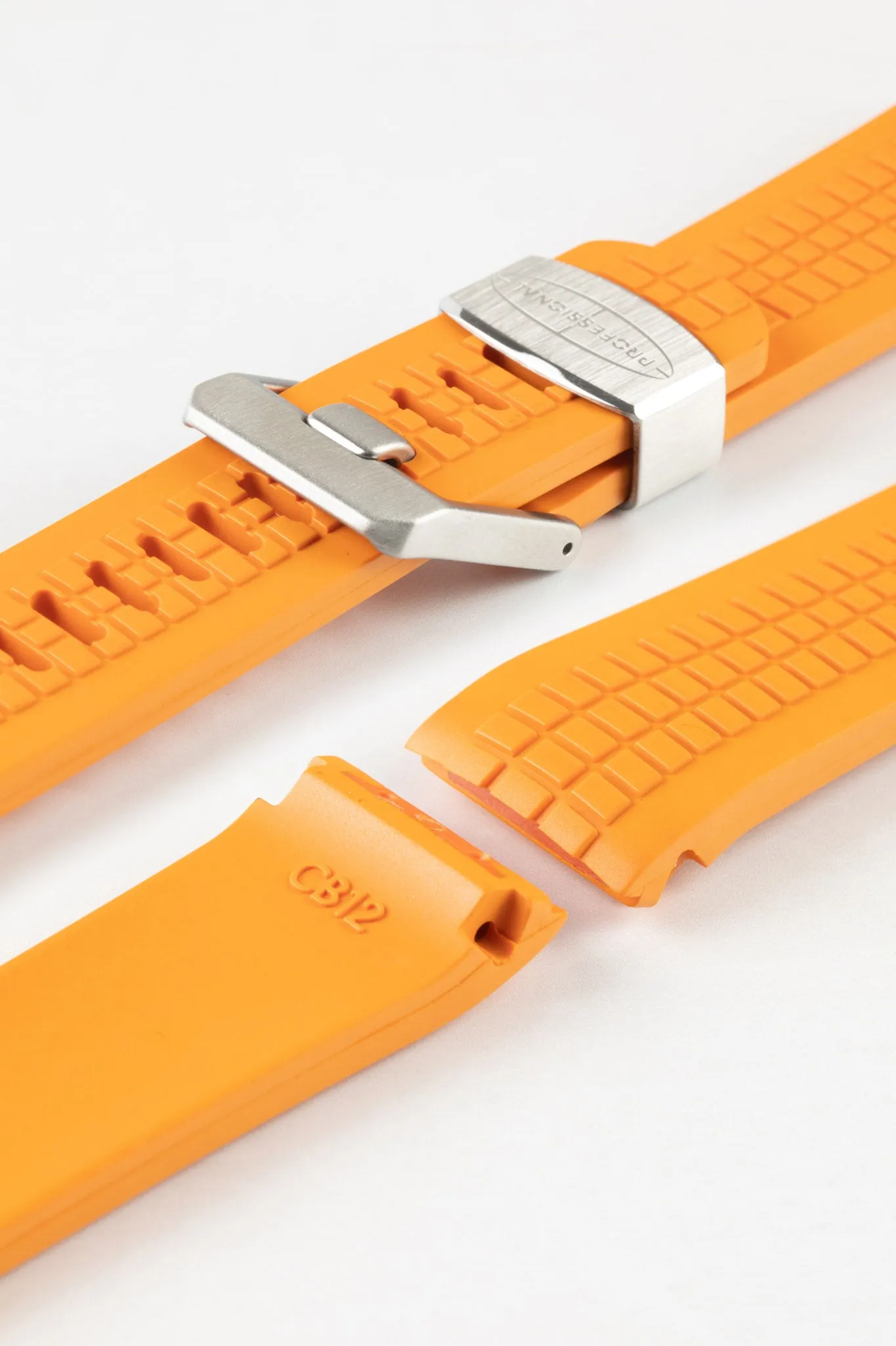 CRAFTER BLUE CB12 'Aquanaut' Rubber Watch Strap for Seiko Turtle – ORANGE