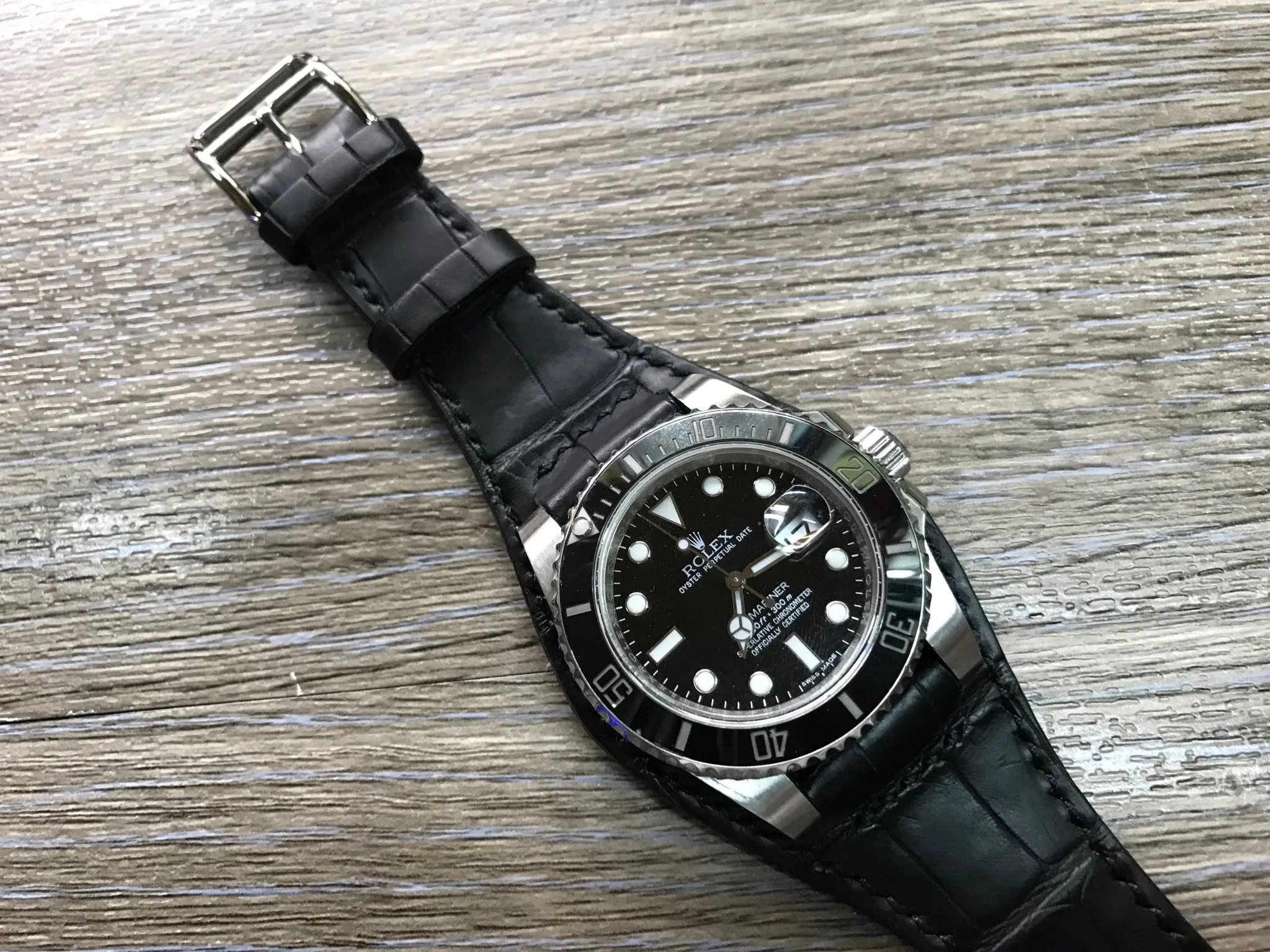 Customer Request - Leather Watch Straps 20mm, Alligator Watch Band, Leather Bund Strap 20mm, 19mm for Rolex, Gift Ideas, Mens Wrist Watchband, Mens Accessories