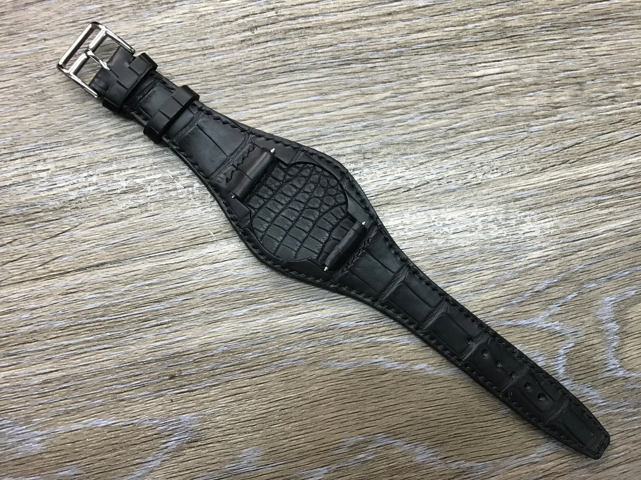 Customer Request - Leather Watch Straps 20mm, Alligator Watch Band, Leather Bund Strap 20mm, 19mm for Rolex, Gift Ideas, Mens Wrist Watchband, Mens Accessories