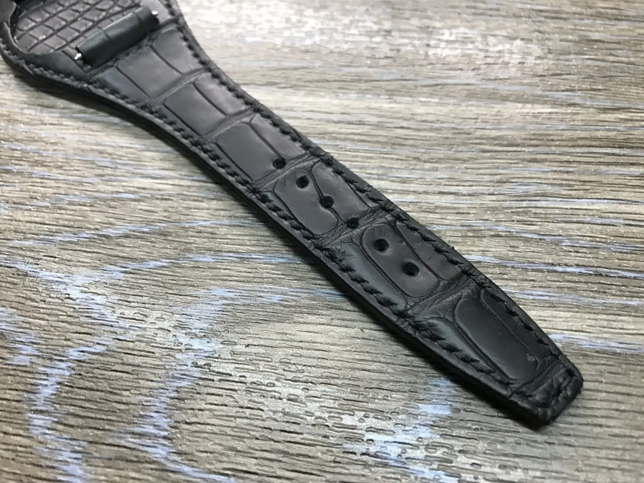 Customer Request - Leather Watch Straps 20mm, Alligator Watch Band, Leather Bund Strap 20mm, 19mm for Rolex, Gift Ideas, Mens Wrist Watchband, Mens Accessories