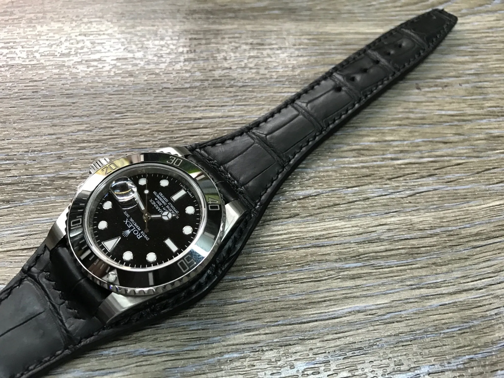 Customer Request - Leather Watch Straps 20mm, Alligator Watch Band, Leather Bund Strap 20mm, 19mm for Rolex, Gift Ideas, Mens Wrist Watchband, Mens Accessories