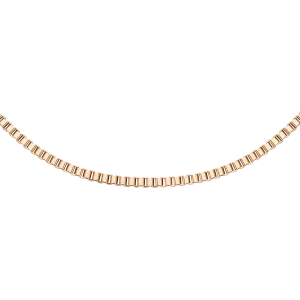 Daniel Wellington Elan Box Chain Necklace Long Rose Gold
