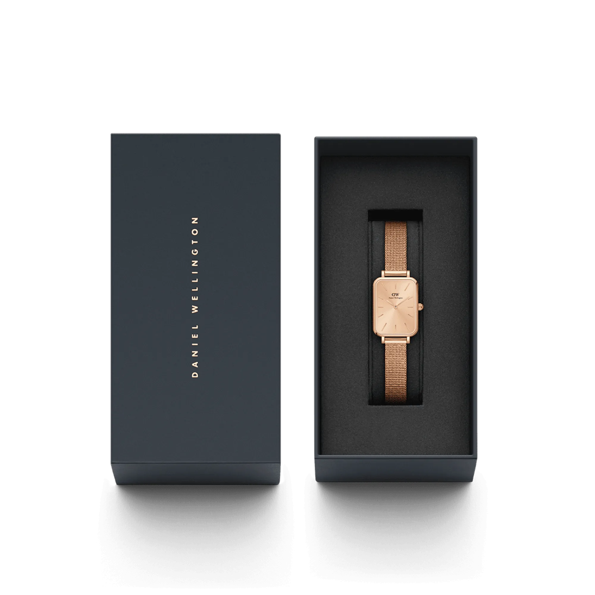 Daniel Wellington Quadro 20X26 Unitone Rose Gold Watch