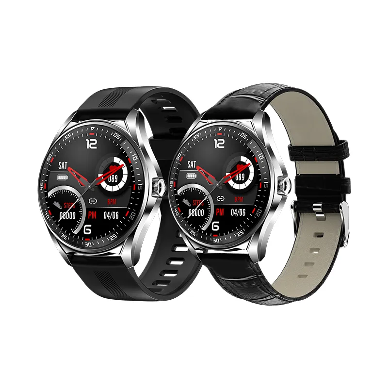 E16 smart band watch 2021 with gloryfit app 22mm leather strap customized wallpaper sport modes calling smart watch