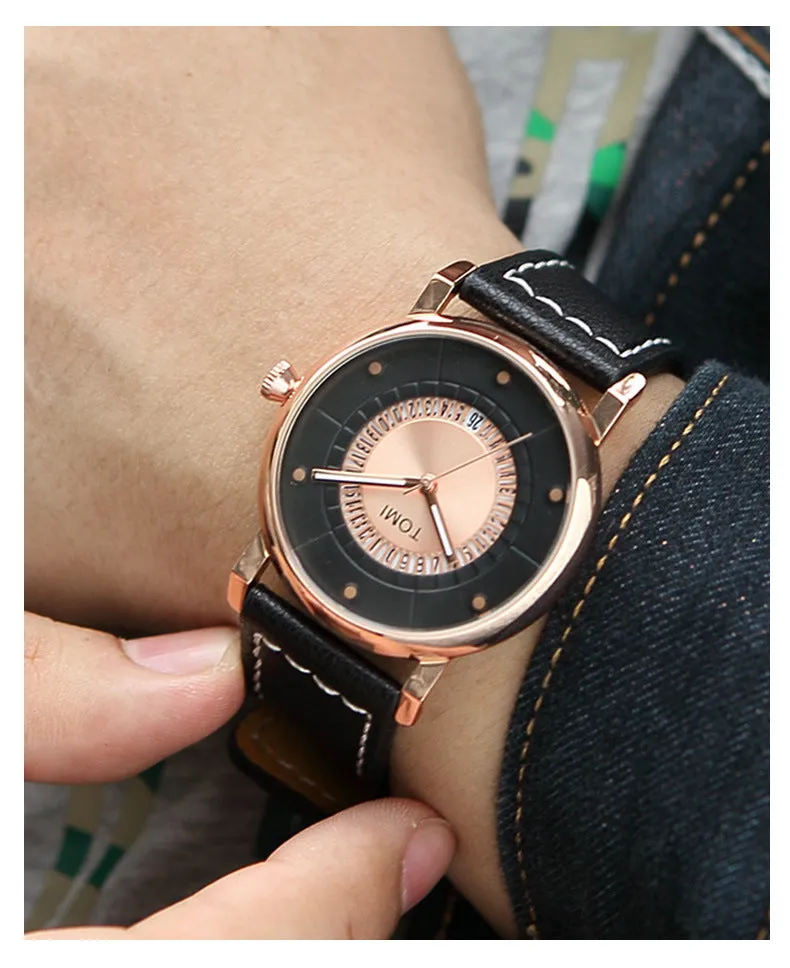 Edge - Tomi Minimalist Watch with Date