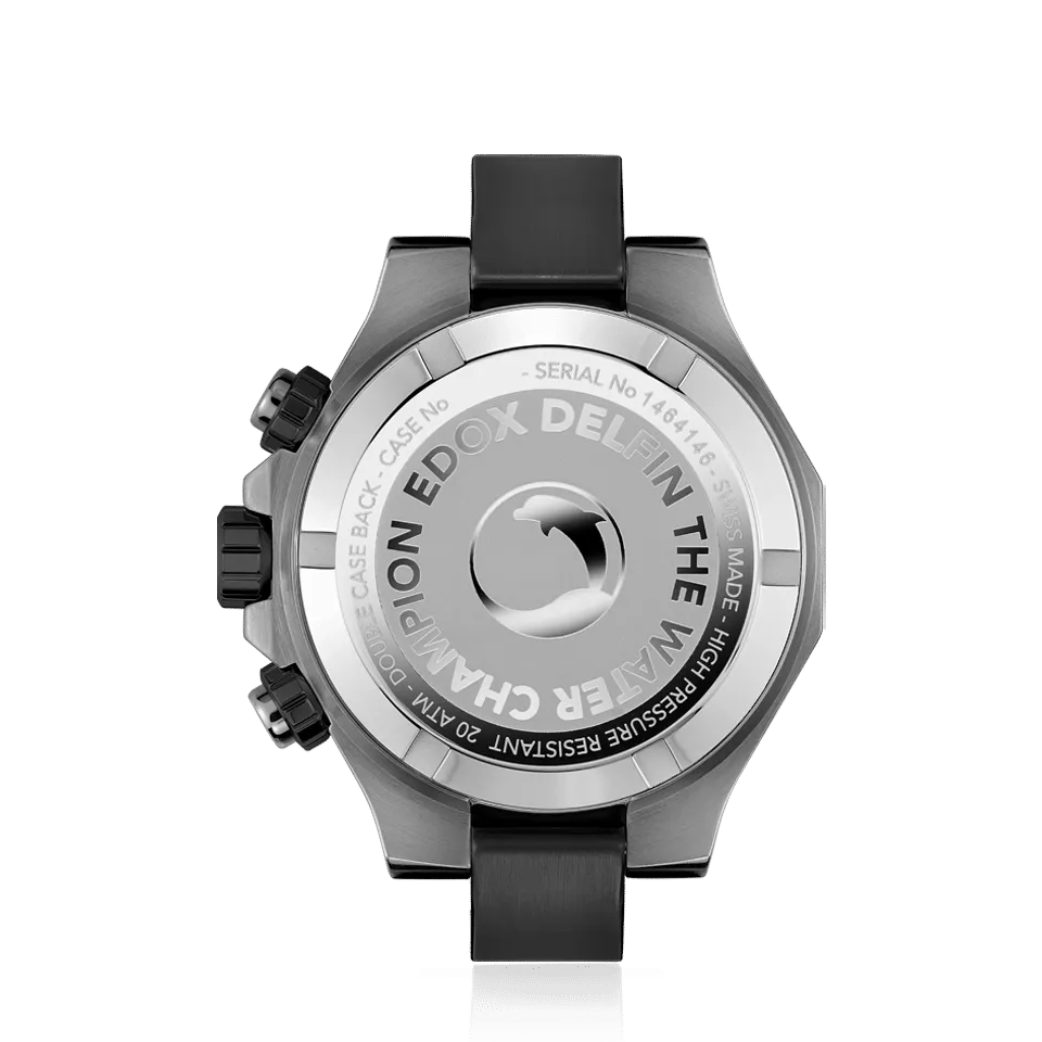 EDOX SWISS MADE 10112-37GNVCA-ANV DELFIN THE ORIGINAL CHRONOGRAPH