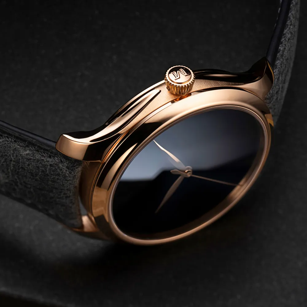 Endeavour Red Gold Centre Seconds Concept Vantablack®