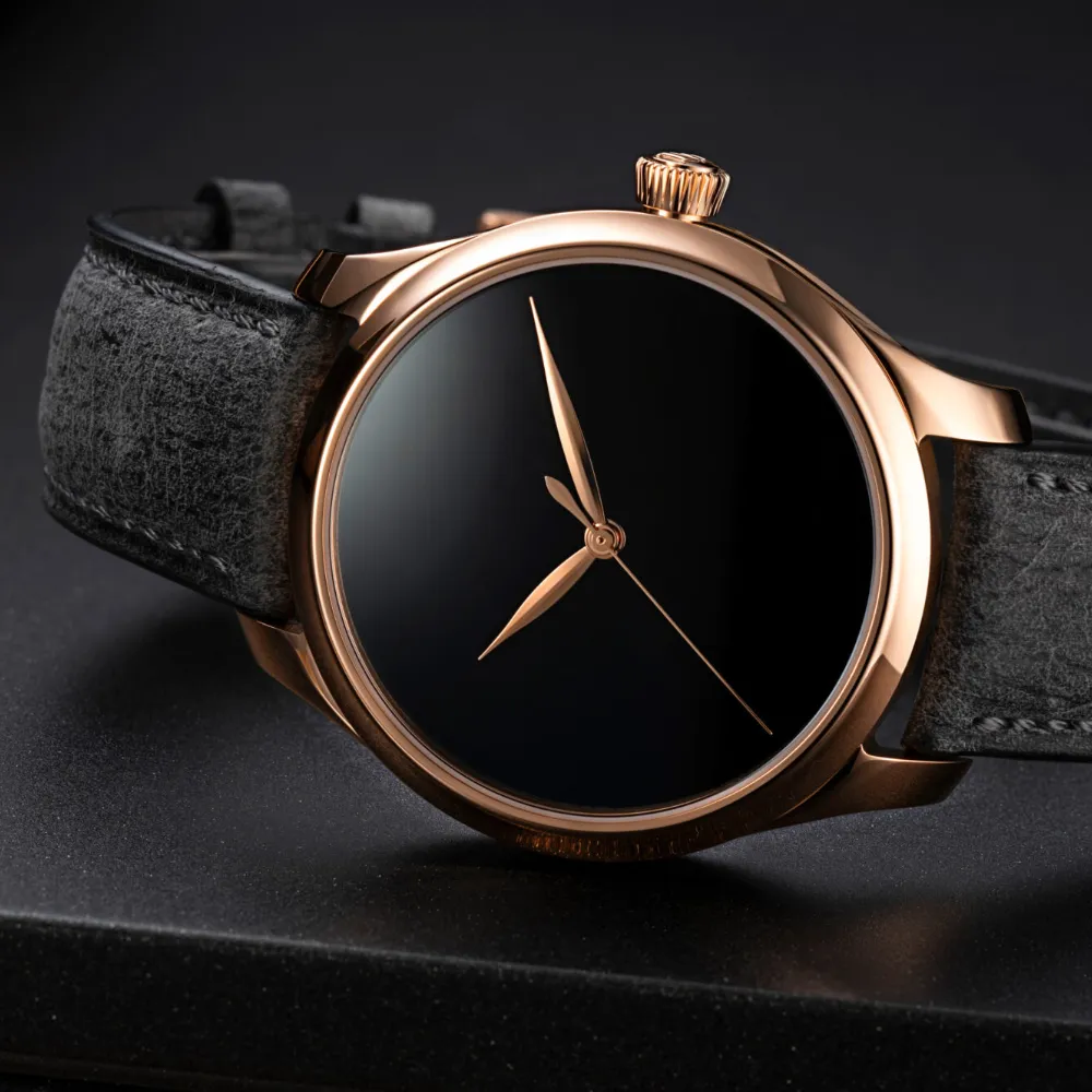 Endeavour Red Gold Centre Seconds Concept Vantablack®