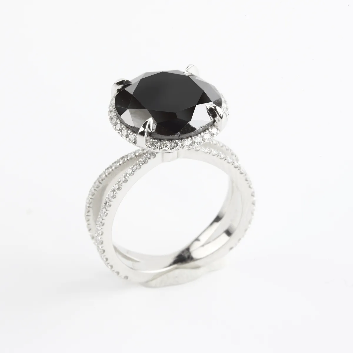 Esther- Black Diamond Ring