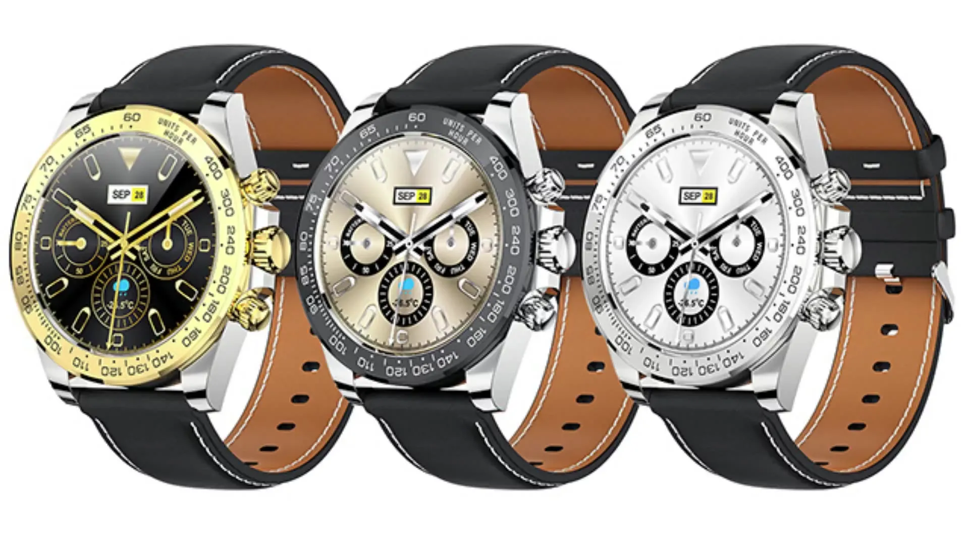 Fashion Luxury Men'S Business Sports Steel Smart Watch-Waterproof Ip68 Wrist-watch