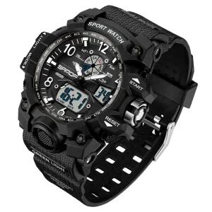 Findtime Women’s Digital Watch Waterproof Sport Watch Analog Wristwatch Military Tactical Watches LED Luminous Alarm Stopwatch Dual Time Wrist Watches