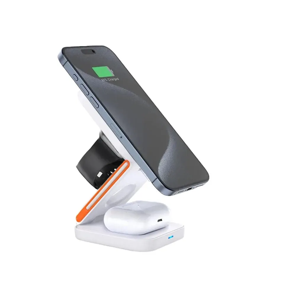FlexiMag Trio: 3 in 1 Foldable MagSafe Charging Stand
