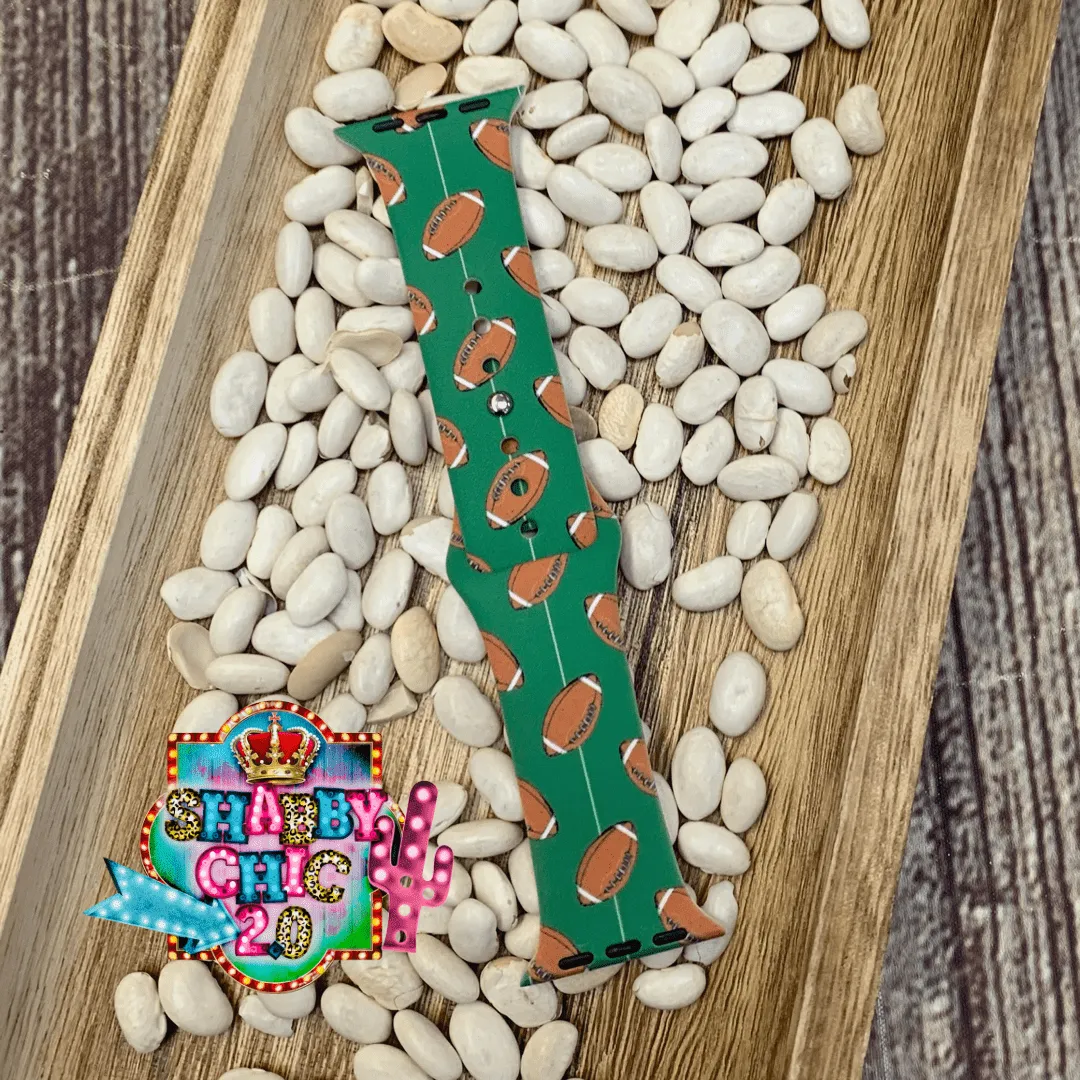 Football Print Watchbands