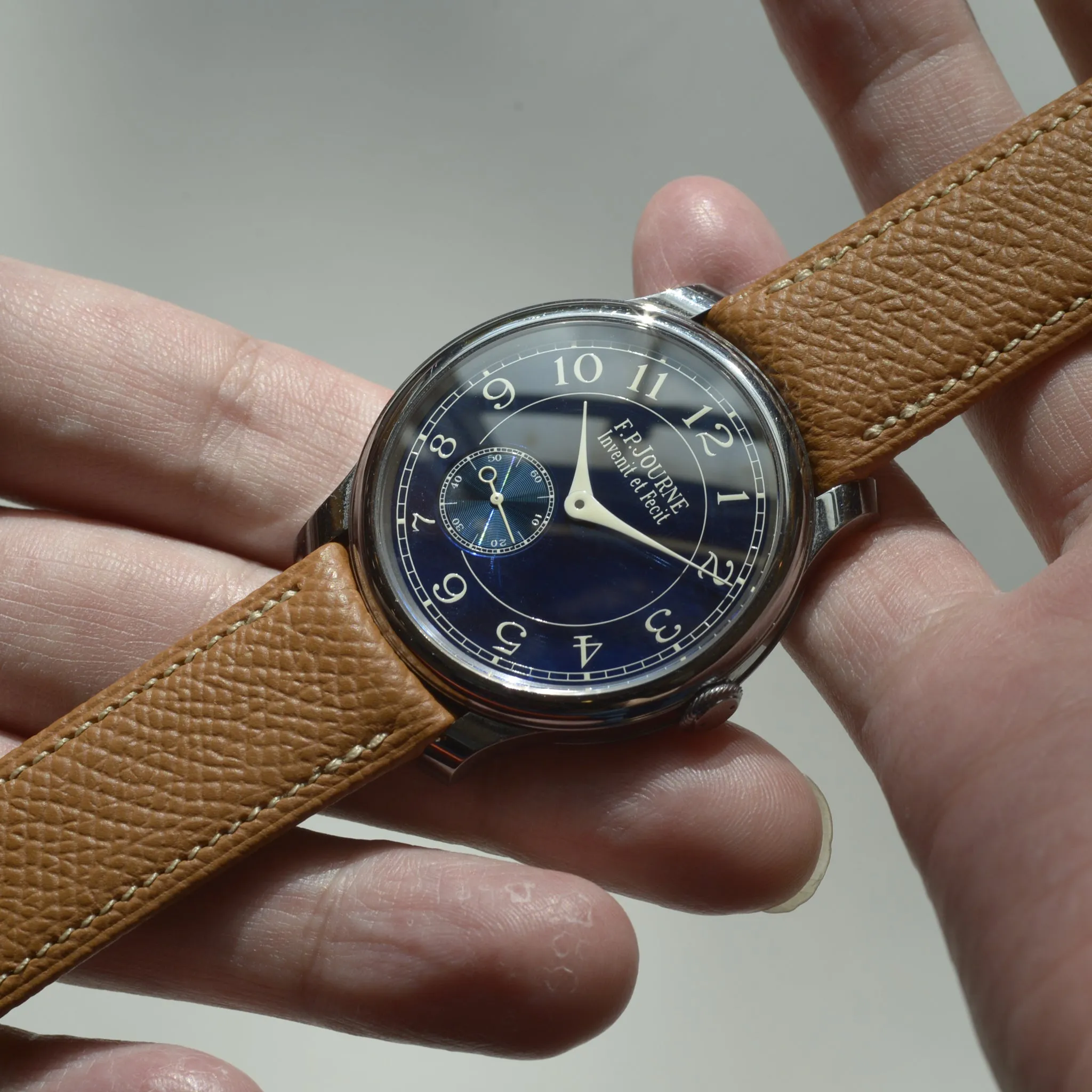 For F.P.JOURNE CAMEL GRAINED CALF STRAP