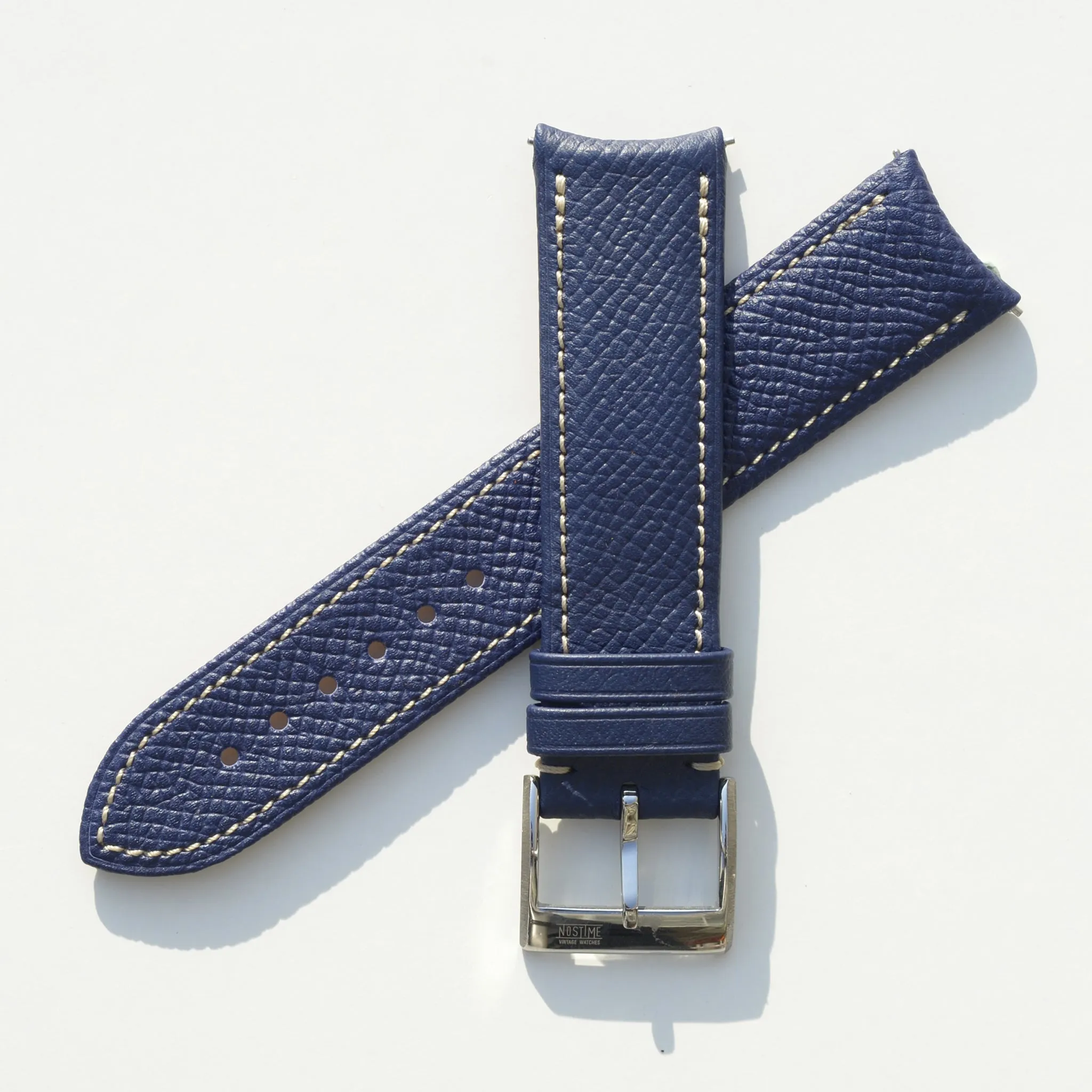 For F.P.JOURNE NAVY GRAINED CALF STRAP V1.0
