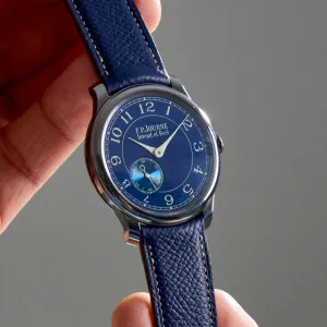 For F.P.JOURNE NAVY GRAINED CALF STRAP V2.0