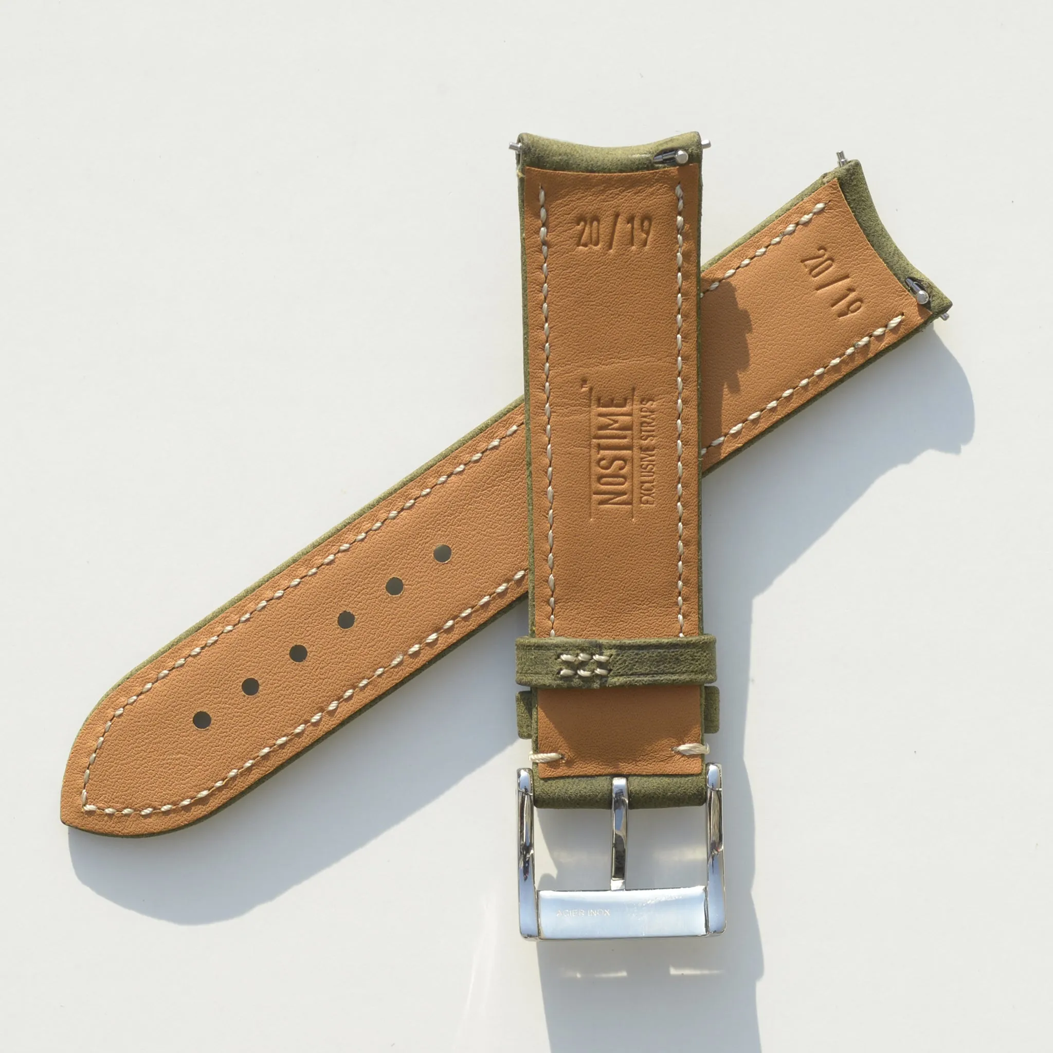 For F.P.JOURNE PINE CRAZY HORSE COWHIDE STRAP