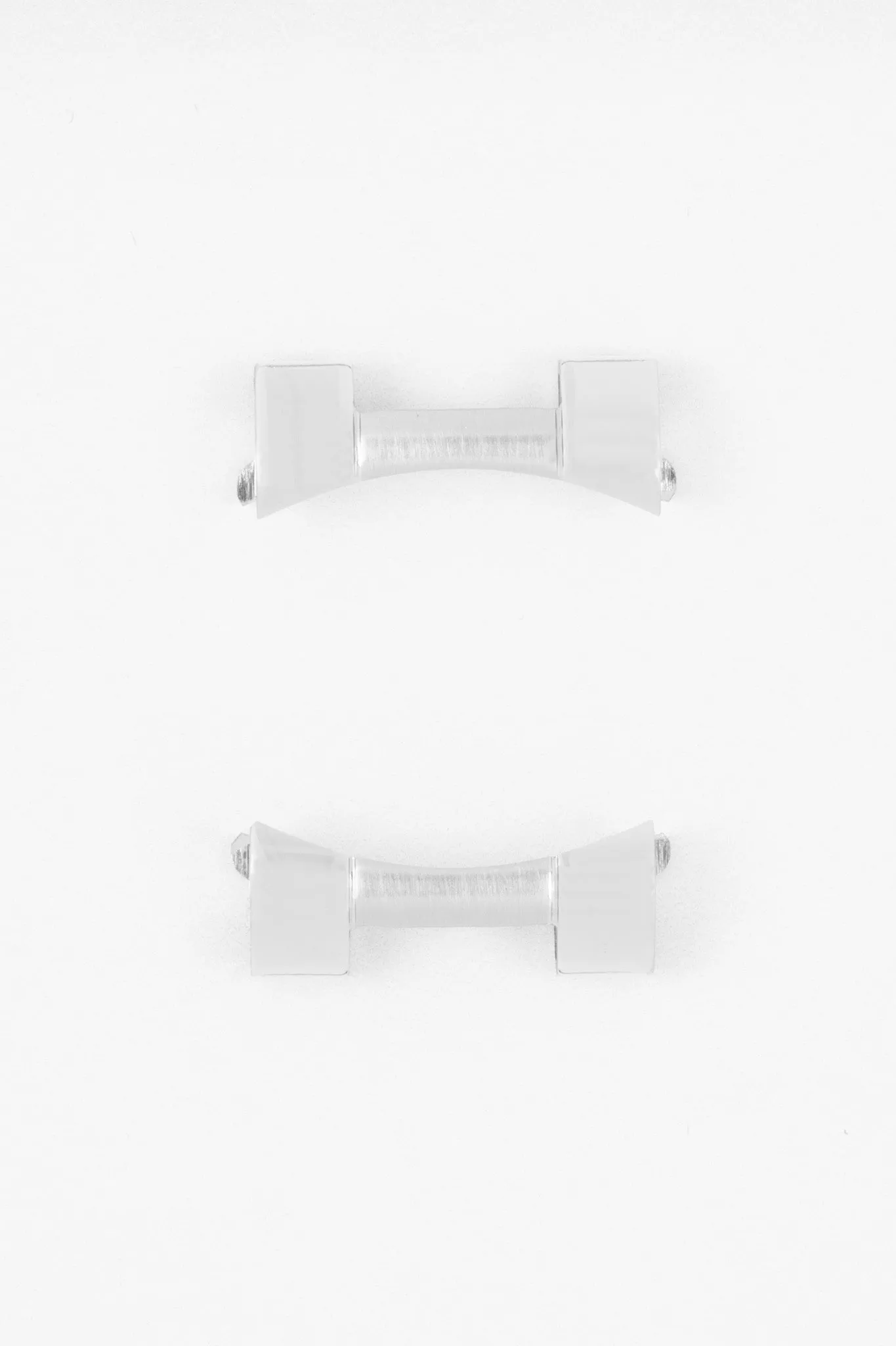 Forstner Additional End Link Pair for FLAT LINK Bracelets - POLISHED/BRUSHED