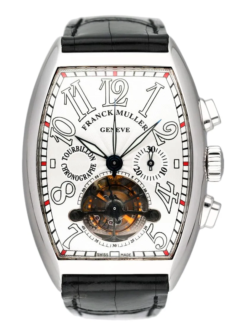 Franck Muller Cintree Curvex 7850CCT Chronograph Tourbillon Mens Watch