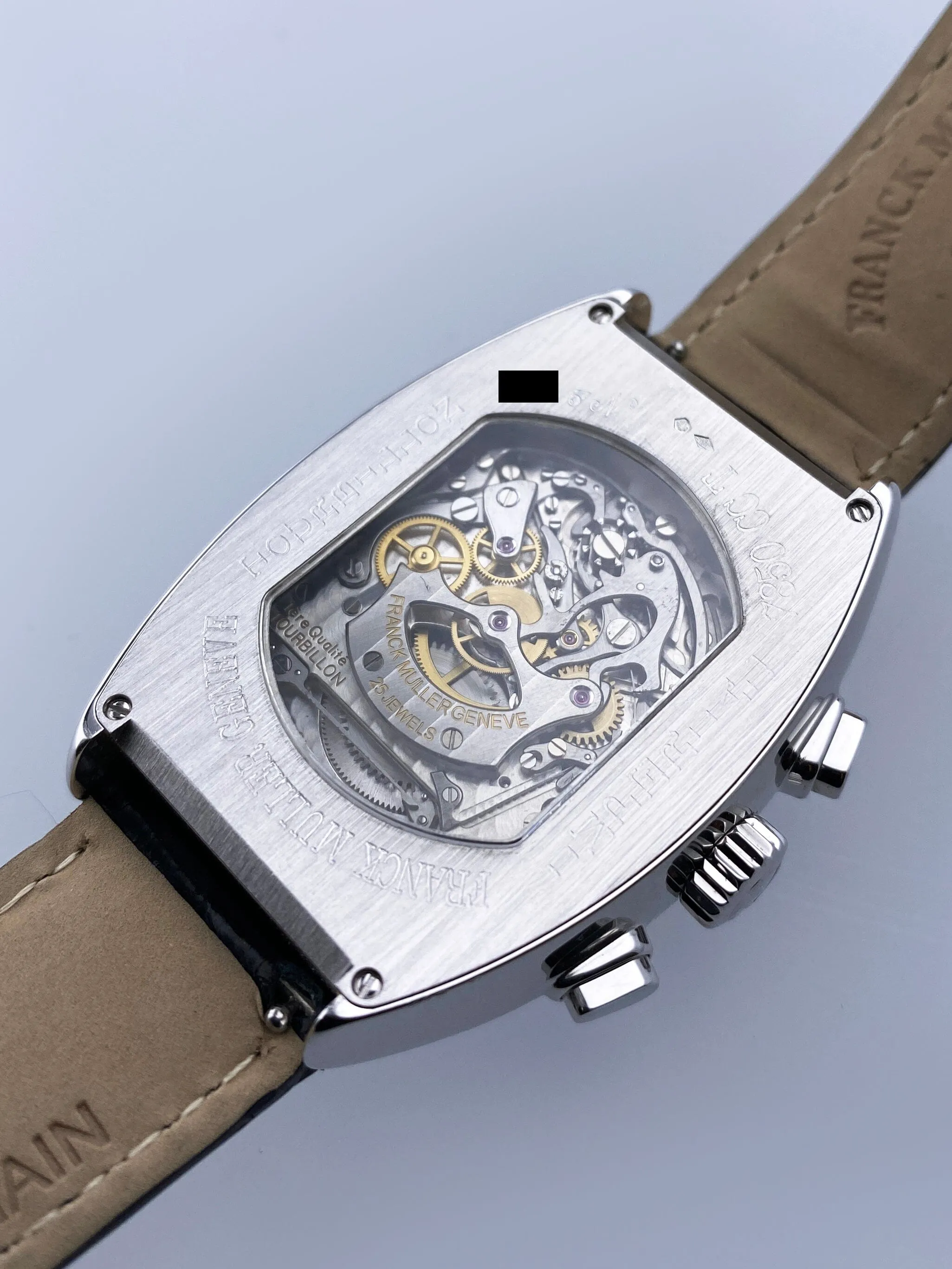Franck Muller Cintree Curvex 7850CCT Chronograph Tourbillon Mens Watch