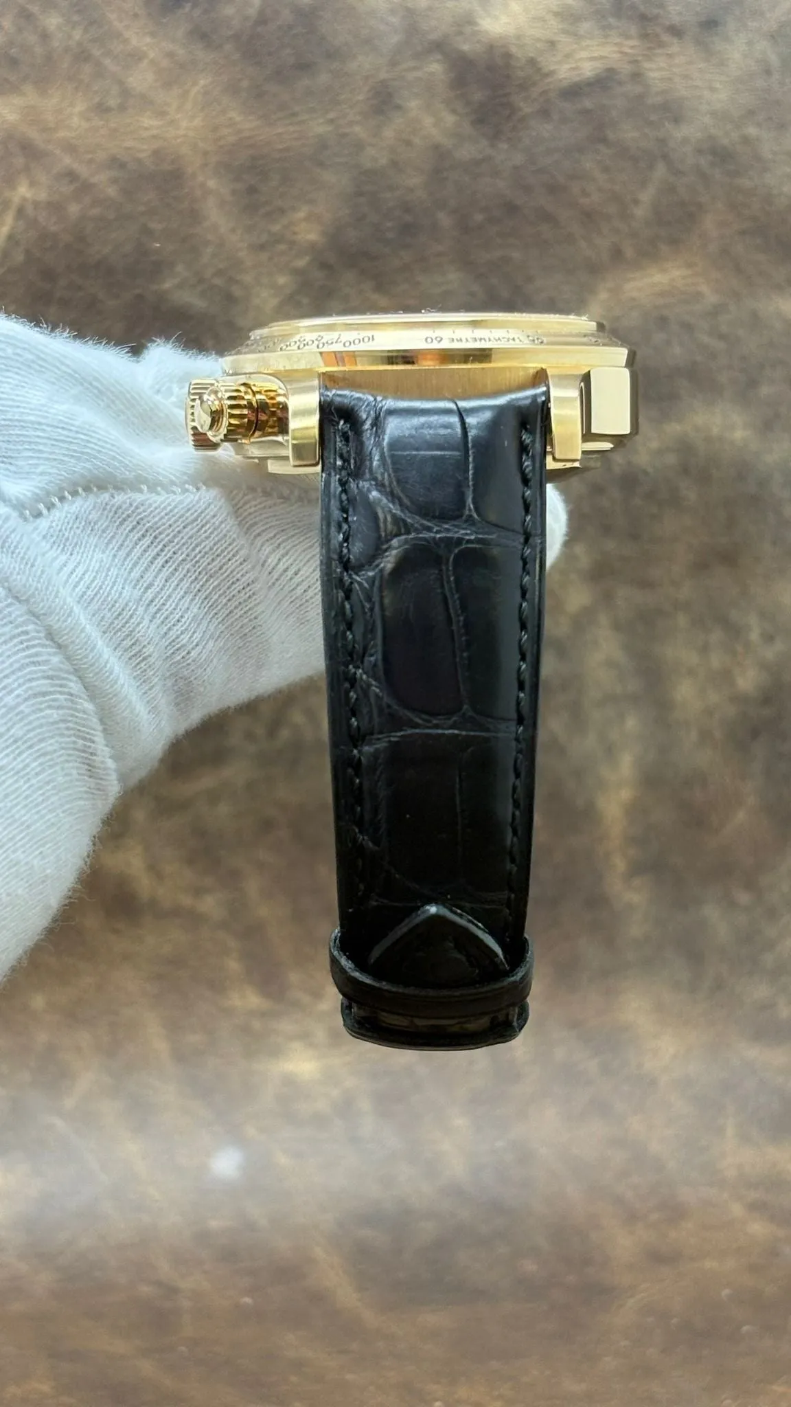 Franck Muller Rattrapante 18K Rose Gold L.E 25pcs Endurance 24 Yellow Panda Dial Automatic Men's Watch