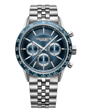 Freelancer Men's Automatic Chronograph Blue Dial Watch