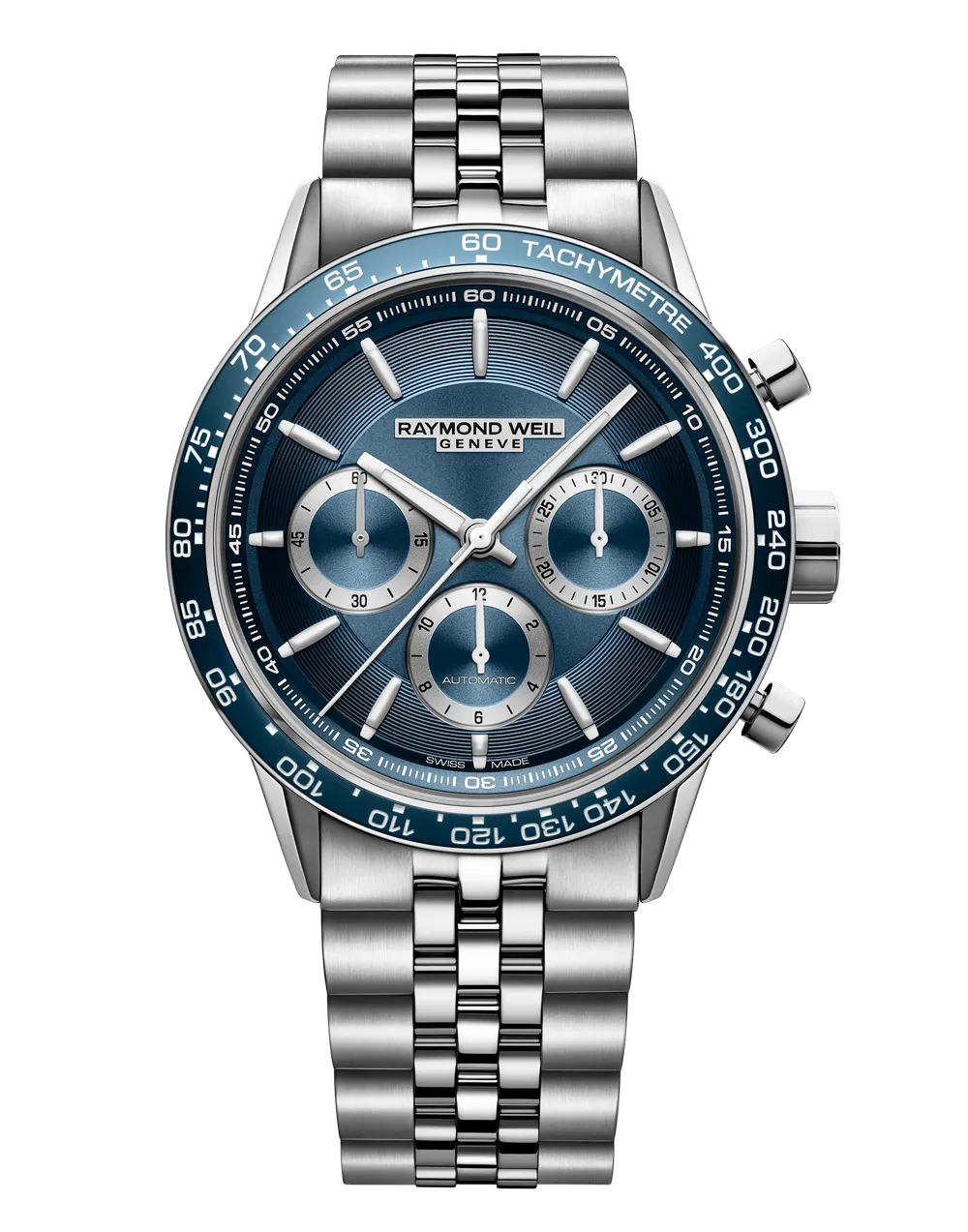 Freelancer Men's Automatic Chronograph Blue Dial Watch