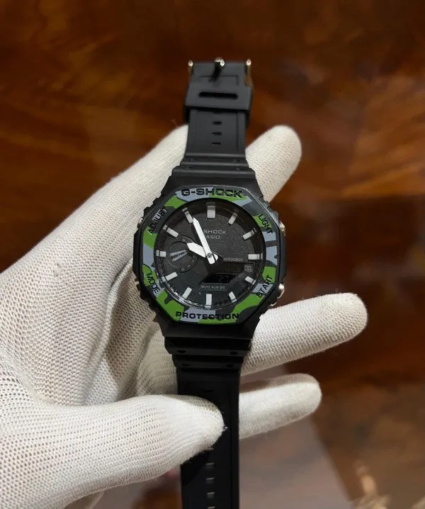 G - Shock Green with Black Dial Premium Watch