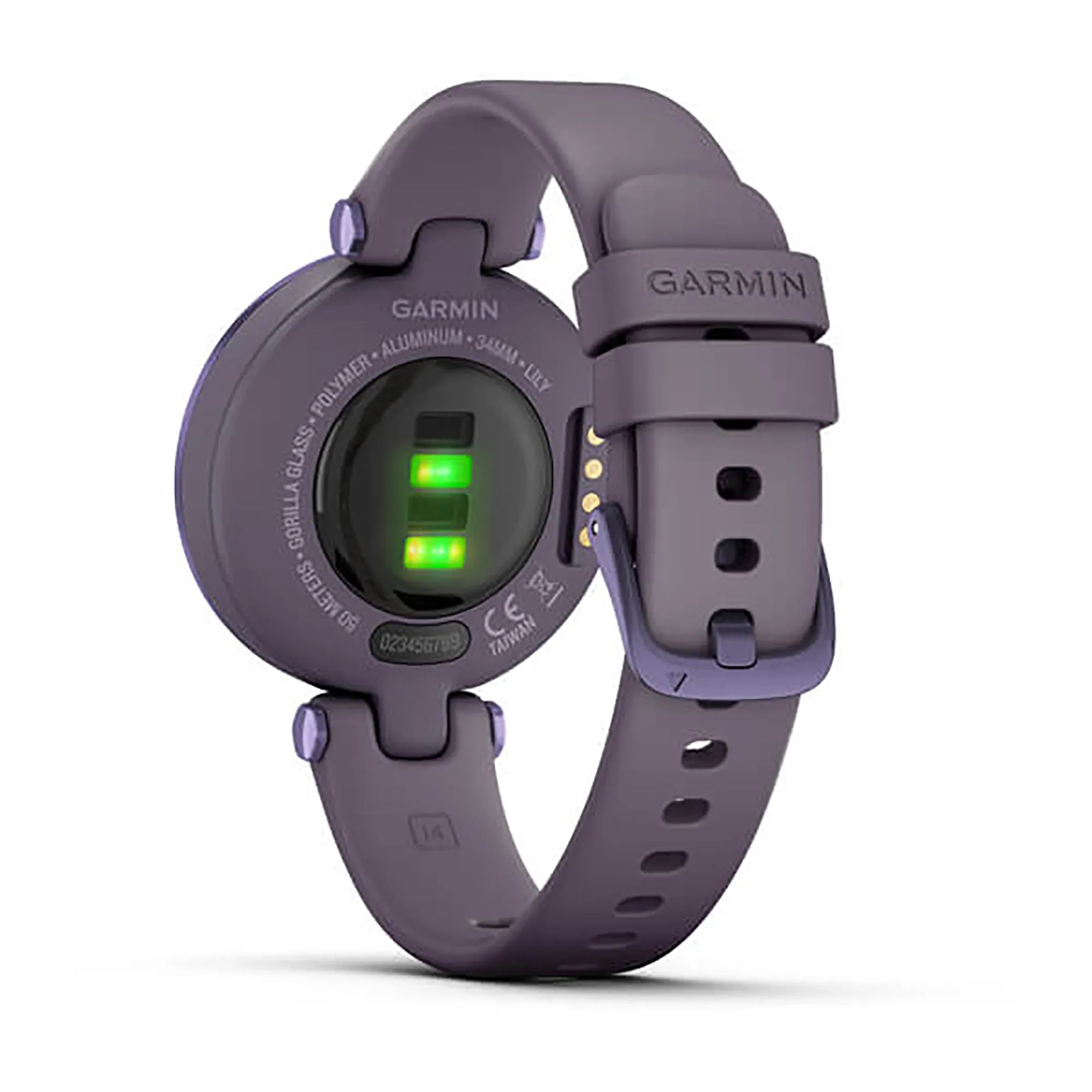 Garmin Lily Silicone Orchid Strap Full Color Display Dial Watch - 010-02384-12