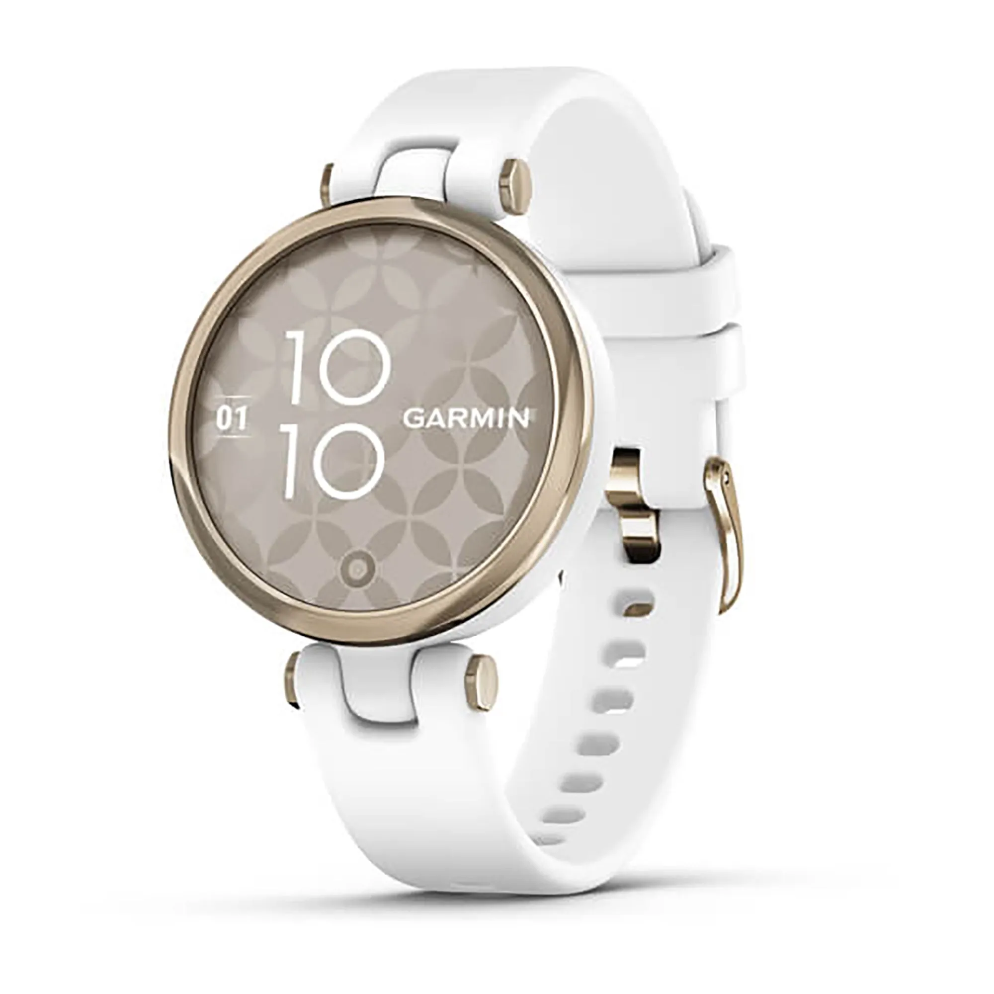 Garmin Lily Silicone White Strap Full Color Display Dial Watch - 010-02384-10