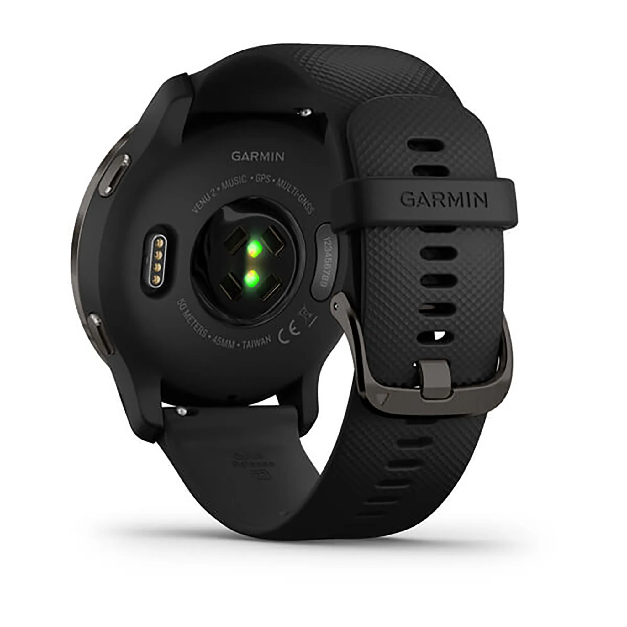 Garmin Venu 2 S Silicone Black Strap Full Color Display Dial Watch - 010-02430-11