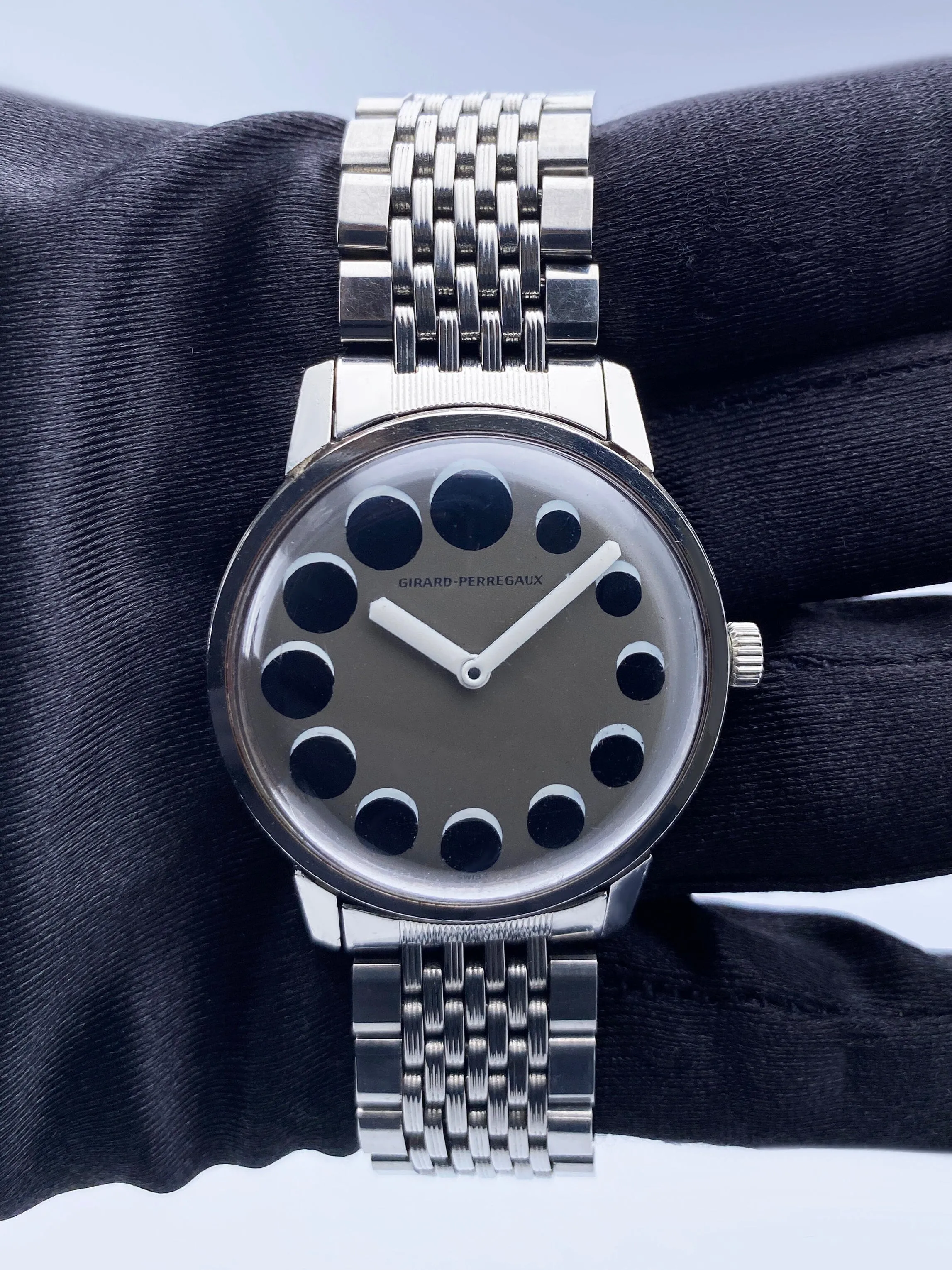 Girard Perregaux Vintage 9034FX Gray Dial Unisex Watch