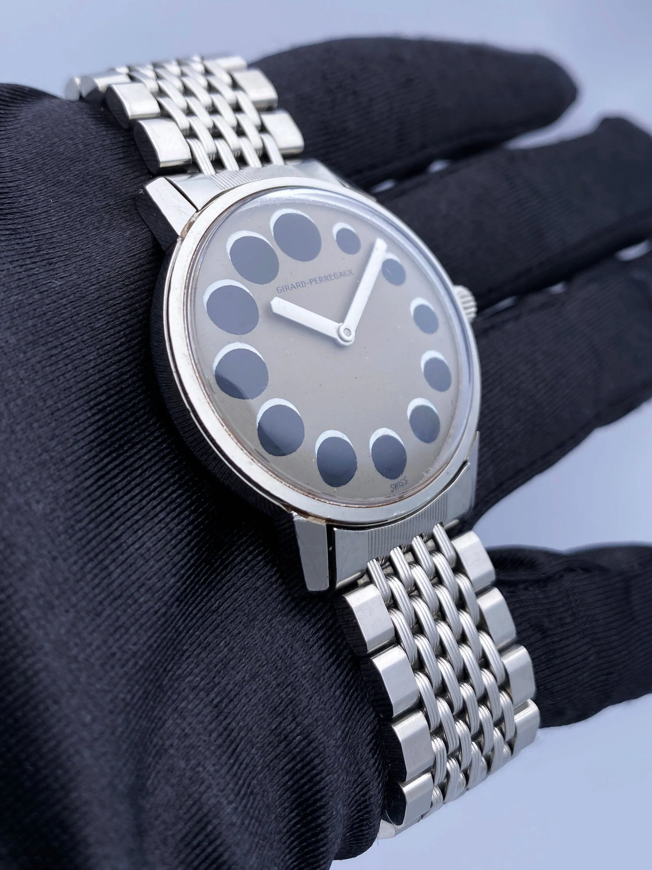 Girard Perregaux Vintage 9034FX Gray Dial Unisex Watch