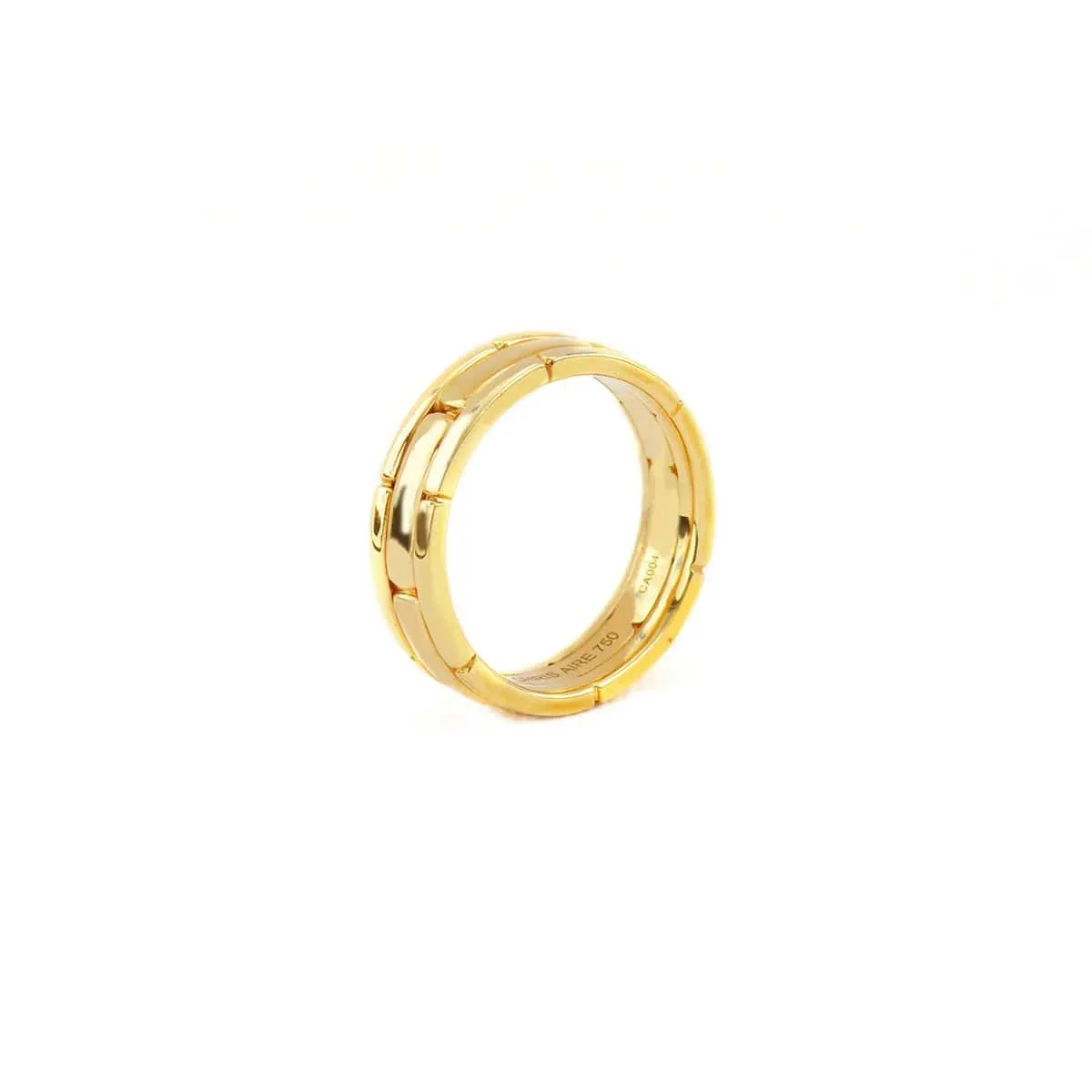 Gold Wedding Band - A Good Thing - Solid 18 Karat Amber Hue Gold Wedding Band