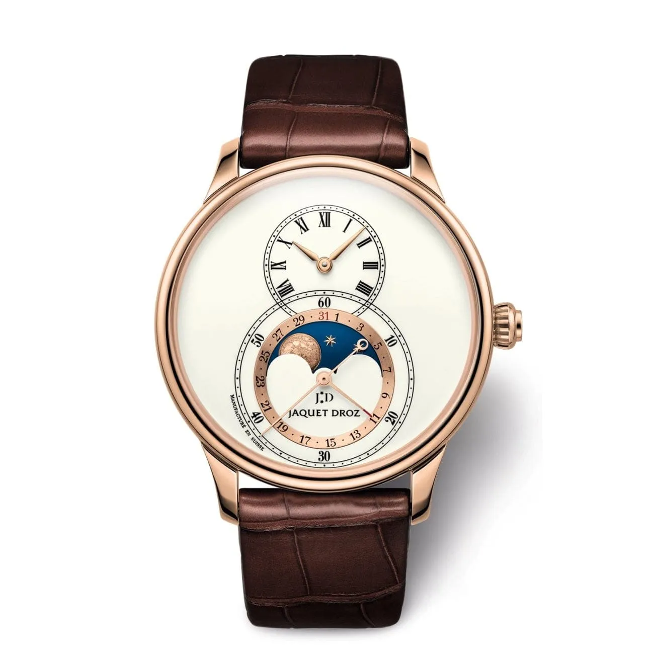 Grande Seconde Moon Ivory Enamel