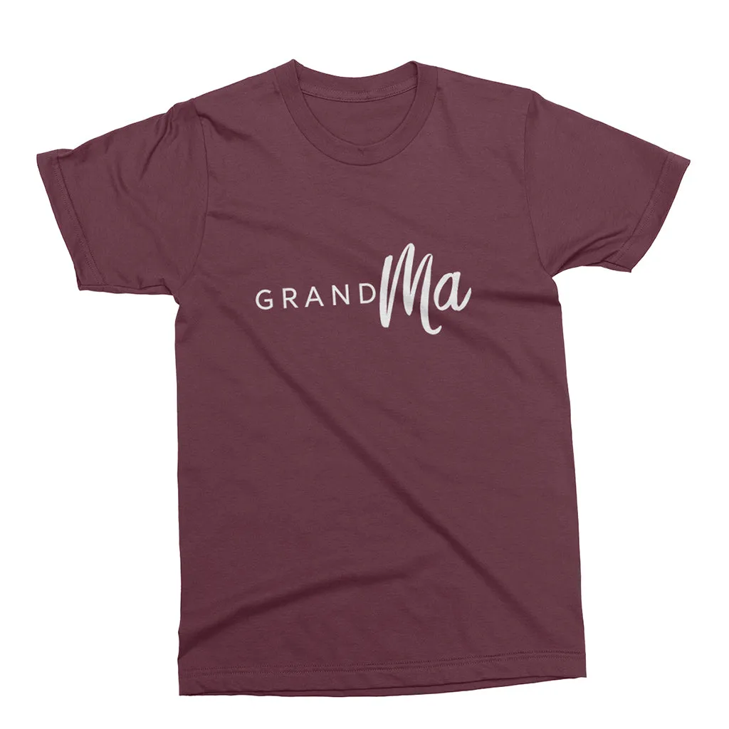 GrandMa | Grandma for Second Time- Pregnancy Announcement T-Shirt